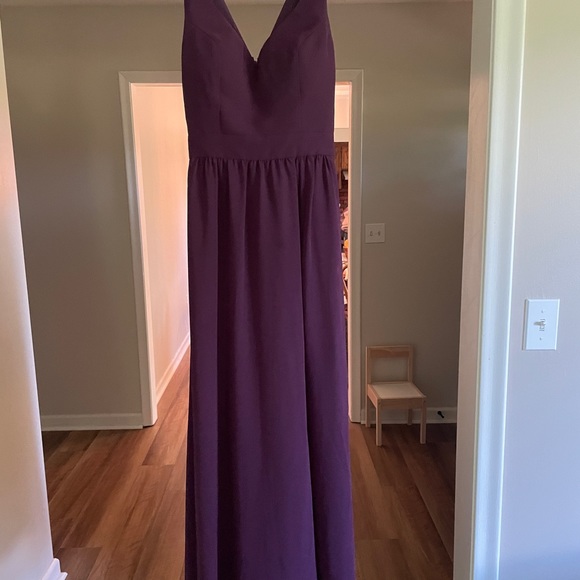 Floor length purple gown - Picture 1 of 4